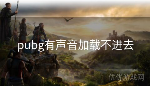 pubg有声音加载不进去