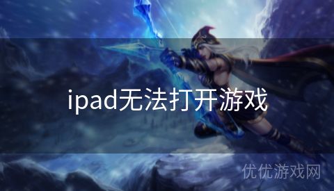 ipad无法打开游戏