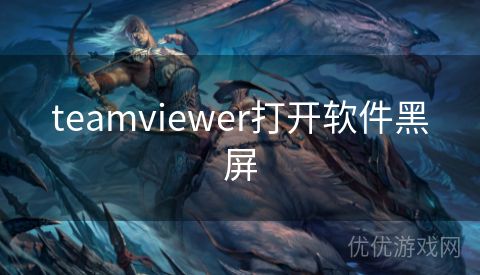 teamviewer打开软件黑屏