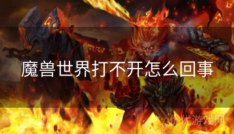 魔兽世界打不开怎么回事