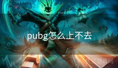 pubg怎么上不去