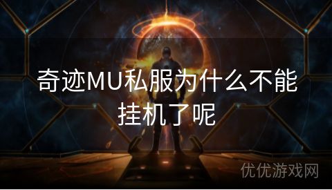 奇迹MU私服为什么不能挂机了呢