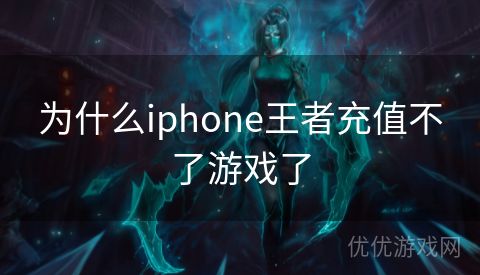 为什么iphone王者充值不了游戏了