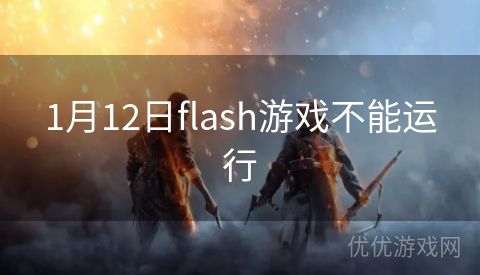 1月12日flash游戏不能运行