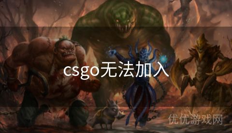 csgo无法加入