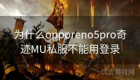 为什么opporeno5pro奇迹MU私服不能用登录