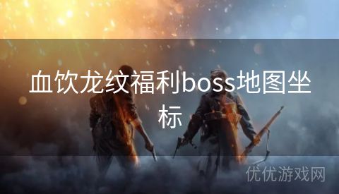 血饮龙纹福利boss地图坐标