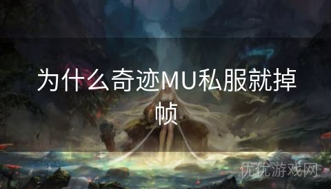 为什么奇迹MU私服就掉帧