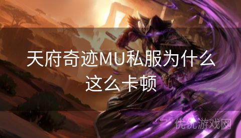 天府奇迹MU私服为什么这么卡顿