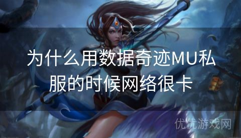 为什么用数据奇迹MU私服的时候网络很卡