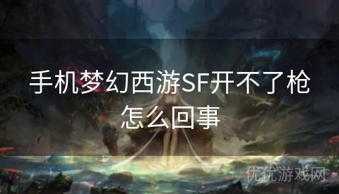 手机梦幻西游SF开不了枪怎么回事