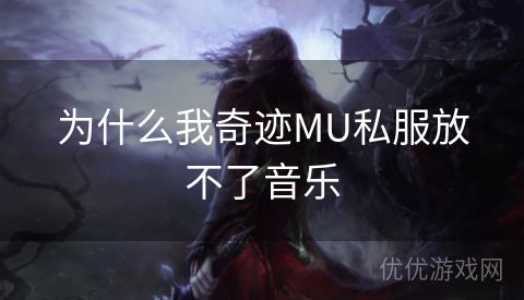 为什么我奇迹MU私服放不了音乐