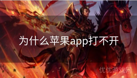 为什么苹果app打不开