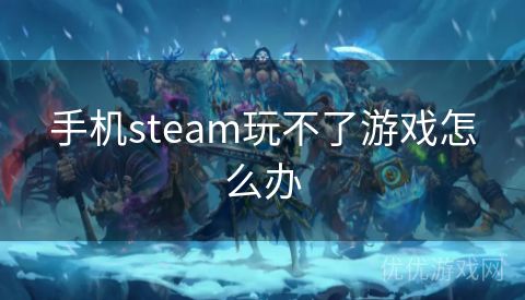 手机steam玩不了游戏怎么办