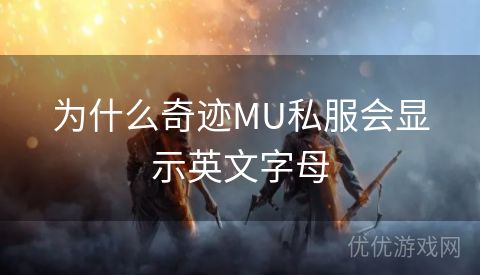 为什么奇迹MU私服会显示英文字母