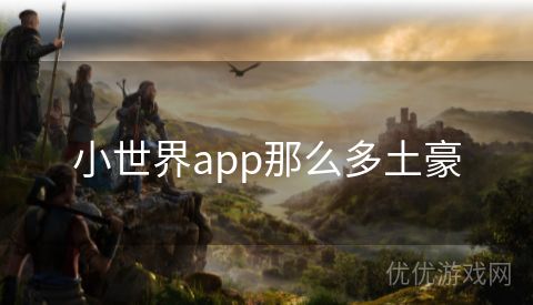 小世界app那么多土豪