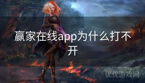 赢家在线app为什么打不开