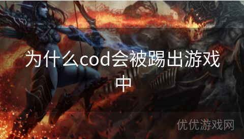 为什么cod会被踢出游戏中