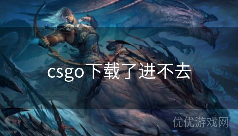 csgo下载了进不去