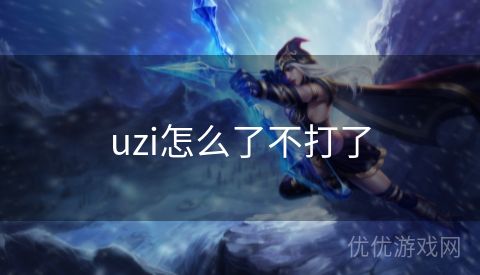 uzi怎么了不打了