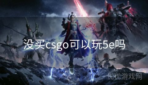 没买csgo可以玩5e吗