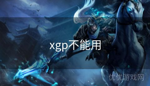 xgp不能用