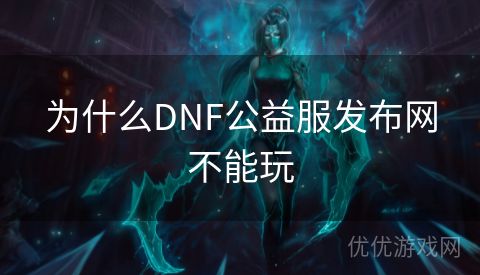 为什么DNF公益服发布网不能玩