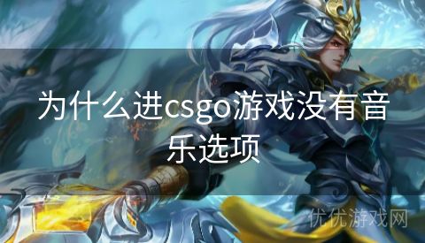 为什么进csgo游戏没有音乐选项