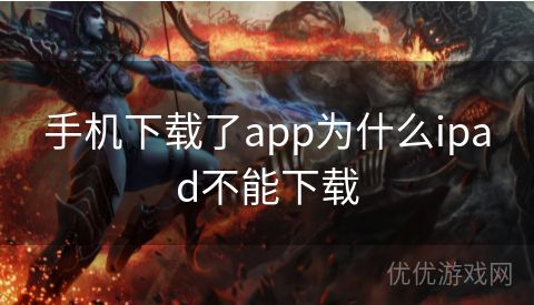 手机下载了app为什么ipad不能下载