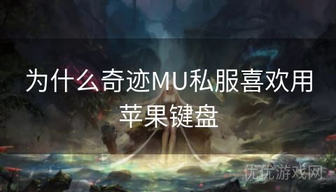 为什么奇迹MU私服喜欢用苹果键盘