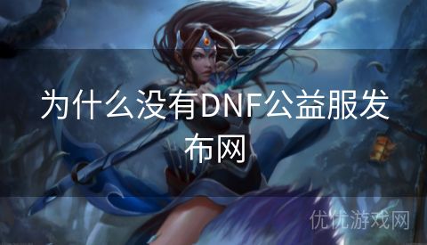 为什么没有DNF公益服发布网