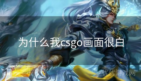 为什么我csgo画面很白