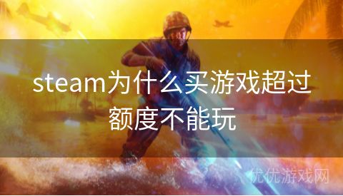 steam为什么买游戏超过额度不能玩