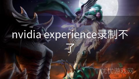 nvidia experience录制不了