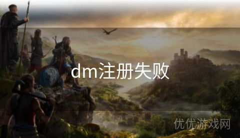 dm注册失败