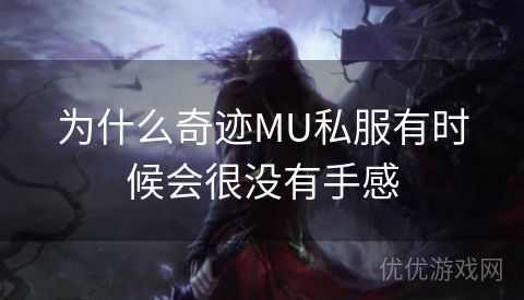 为什么奇迹MU私服有时候会很没有手感