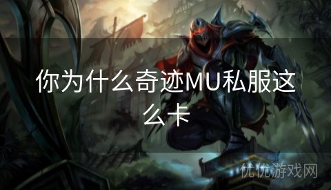 你为什么奇迹MU私服这么卡